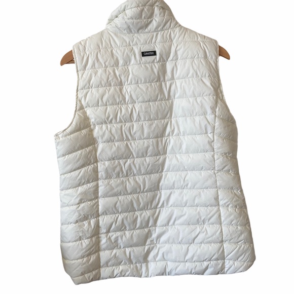 Calvin Klein Performance Off White Zip Vest Large - Picture 2 of 15